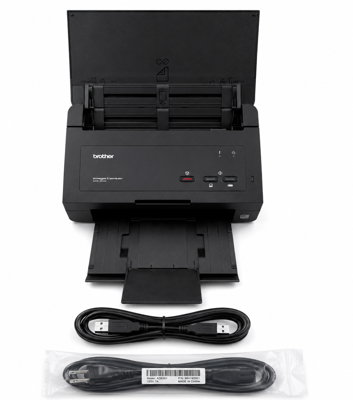Brother ImageCenter ADS-2000 Document Scanner | 24ppm Duplex | 600 DPI | USB | Used Very Good | Reconditioned