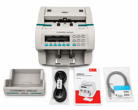 Cummins Allison JetScan 4062 Currency Counter & Counterfeit Detector | P/N 406-9902-00 | Reconditioned