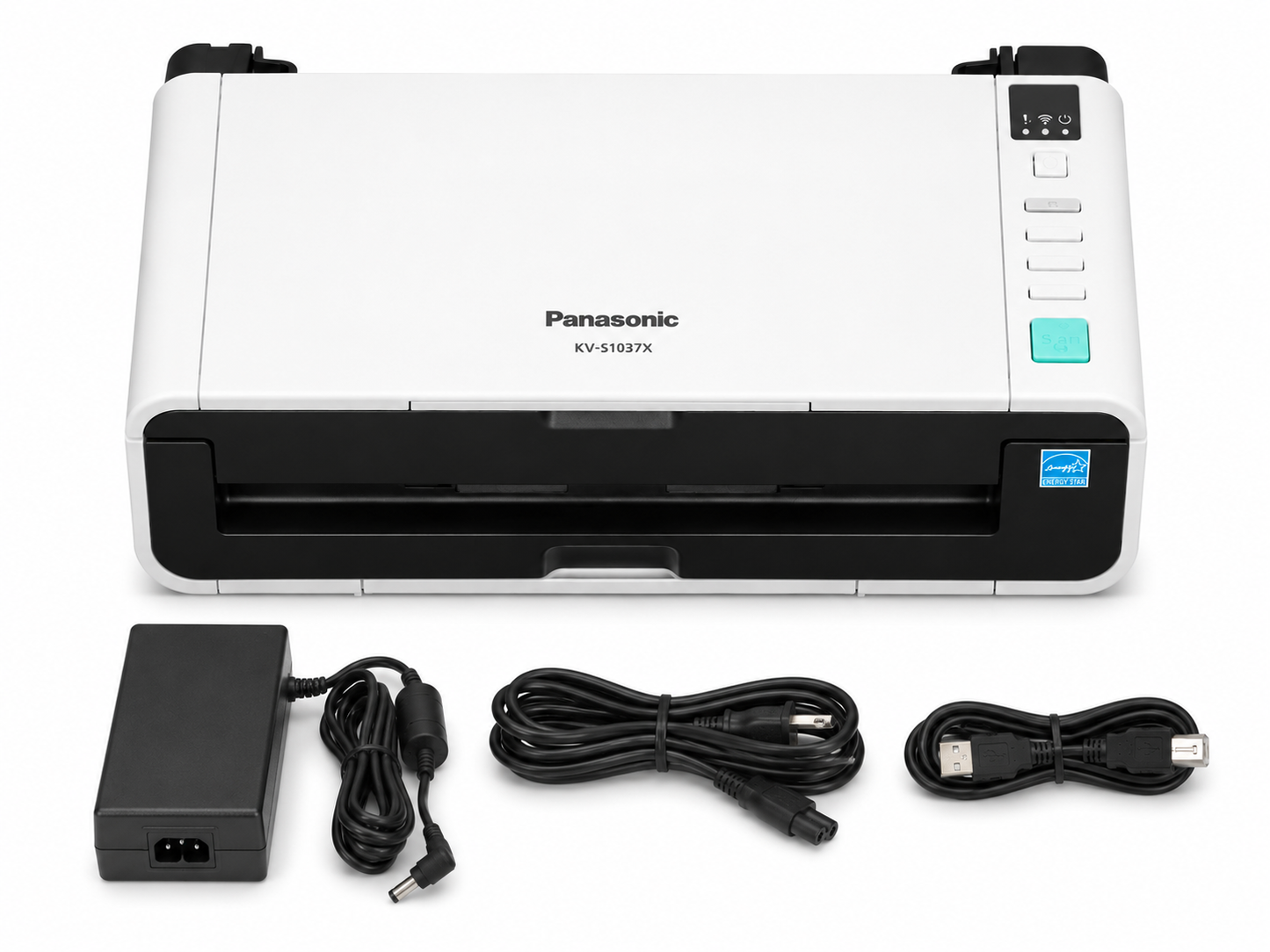 Panasonic KV-S1037X Network Wireless Duplex Document Scanner  Wi-Fi LAN USB 3.0 30ppm 600 DPI