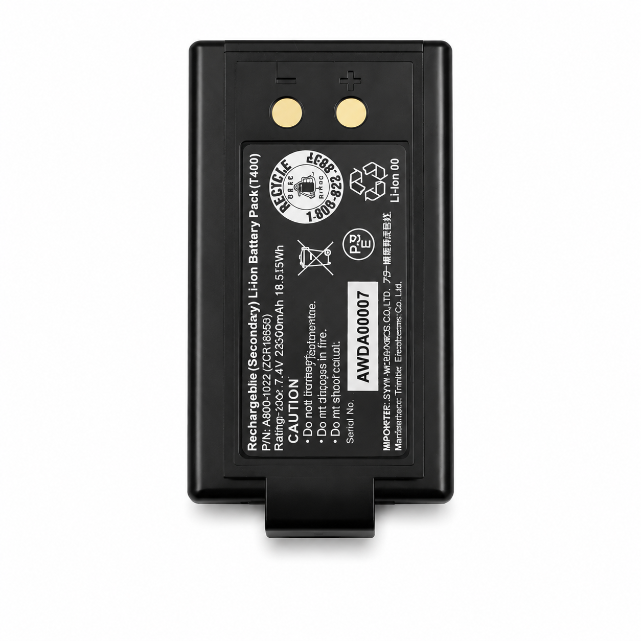 Star Micronics Battery Pack T400 Li-Ion Rechargeable Battery for SM-T400i | OEM | Part# 39569350 | New