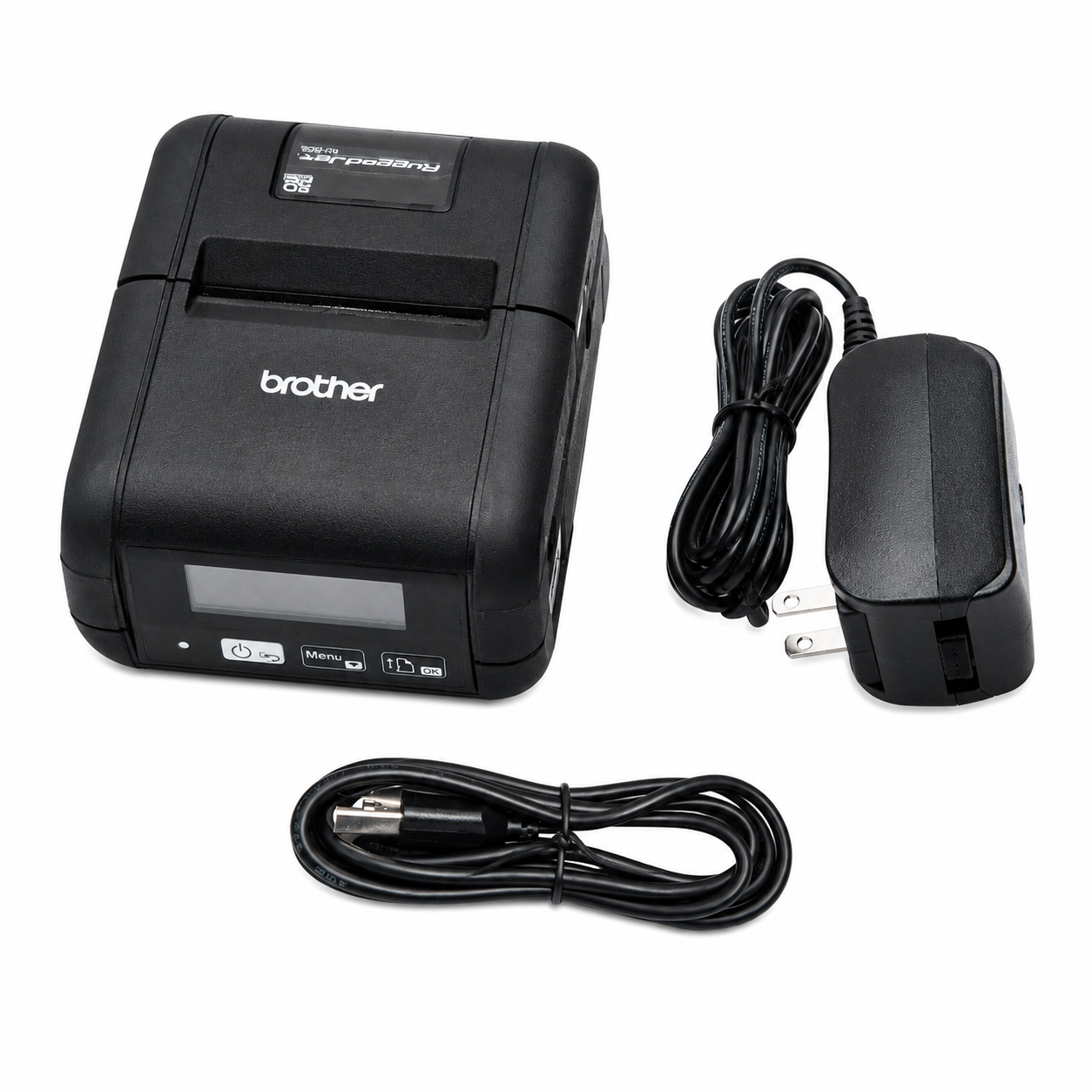 Brother RuggedJet RJ-2050 Portable Thermal Receipt Printer | Reconditioned | Wi-Fi Bluetooth USB | iOS Android Windows