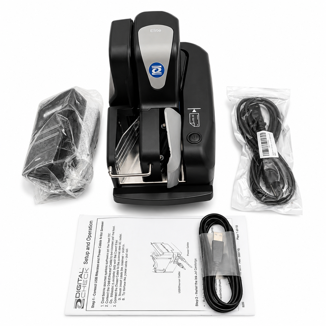 Digital Check SmartSource Professional Elite Check Scanner | SSP1-EliteM55 | w/ Inkjet Endorser